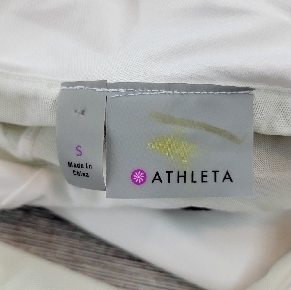 Athleta Black and White Colorblock Swim Dress - Picture 4 of 11
